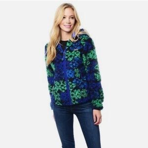 Patagonia Retro X Cardigan Hoodie Blue Green Black Deep Pile Fleece Womens